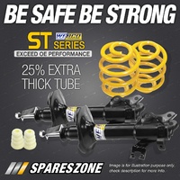 Front Webco Shock Absorbers Lowered King Springs for NISSAN PULSAR N15 NO ABS