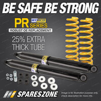 Rear Webco Shock Absorbers Raised King Springs for Toyota RAV 4 LWB 98-00