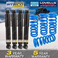 Front Rear Webco Shock Absorbers STD Springs for Land Rover Discovery 99-02