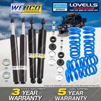 F + R Webco Shocks Raised Spring for Holden Commodore VN VP Wagon 3.8 w/FE2 Susp