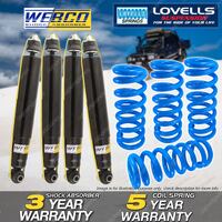 Front Rear Webco Shock Absorbers Lovells STD Springs for Jeep Grand Cherokee WJ