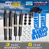 Front Rear Webco Shock Absorbers Lovells Raised Springs for Nissan Patrol GQ