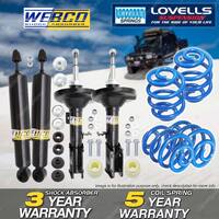 Front Rear Webco Shock Absorber Sport Low Spring for Holden Commodore VZ 6.0 Ute