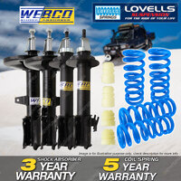 F + R Webco Shock Absorbers Lovells STD Spring for Lexus ES300 VXV10 VCV11 92-95