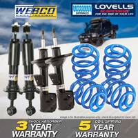 Front Rear Webco Shock Absorbers Sport Low Springs for Holden Commodore VF Wagon