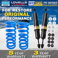 Rear Webco Shock Absorbers Lovells STD Springs for FORD CORTINA TE TF 77-84