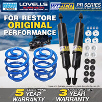Rear Webco Shock Absorbers Lovells Super Low Spring for FORD CORTINA TE TF 77-84