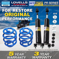 Front Webco Shock Absorbers Super Low Springs for FORD FAIRLANE LTD LANDAU ZK ZL