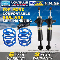 Rear Webco Shock Absorbers Sport Low Springs for FORD FESTIVA WB WD WF Hatch