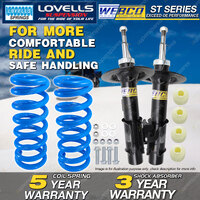 Front Webco Shock Absorbers Raised Springs for HOLDEN Commodore VE Sedan w/FE2