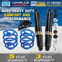 Rear Webco Shock Absorbers Sport Low Springs for Commodore VN VP VR VS w/FE2
