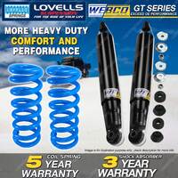 Rear Webco Shock Absorbers Raised Springs for HOLDEN Commodore VT VX VY VZ