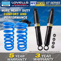 Rear Webco Shock Absorbers Raised Springs for HOLDEN Jackaroo UBS26 69 73 Wgn
