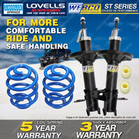 Rear Webco Shock Absorbers Sport Low Springs for FORD LASER METEOR KJ KL 94-99