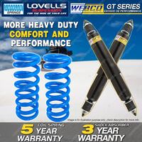 Front Webco Shock Absorbers HD Raised Springs for LAND ROVER Discovery JG Wagon