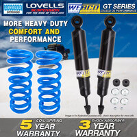 Rear Webco Shock Absorbers Raised Springs for LAND ROVER Discovery JG Wagon