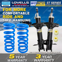 Rear Webco Shock Absorbers Lovells STD Springs for FORD LASER METEOR KJ KL 94-99