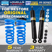 Rear Webco Shock Absorbers HD Raised Springs for MITSUBISHI Pajero NM SWB 00-02