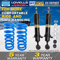 Front Webco Shock Absorbers HD Raised Springs for NISSAN Pathfinder R51 05-ON