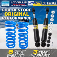 Front Webco Shock Absorbers Lovells STD Springs for TOYOTA Corona RT80 81 82