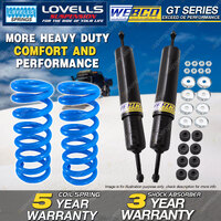Front Webco Shock Absorbers HD Raised Springs for Landcruiser 80 105 Linear