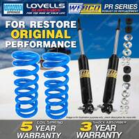 Front Webco Shock Absorbers Lovells STD Spring for TOYOTA Corona MX23 MKII 72-77