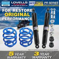 Rear Webco Shock Absorbers Lovells Super Low Spring for TOYOTA Celica RA40 Coupe