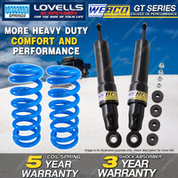 Rear Webco Shock Absorbers Raised Springs for TOYOTA Landcruiser 100 UZJ105