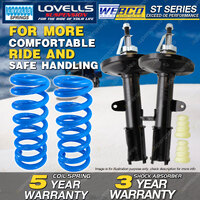Rear Webco Shock Absorbers Lovells STD Springs for TOYOTA Corolla & Seca AE112