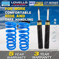 Rear Webco Shock Absorbers Lovells STD Springs for TOYOTA Camry SV21 Wagon