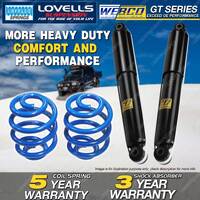 Rear Webco Shock Absorbers Sport Low Springs for FORD TERRITORY SX SY 2WD 04-11