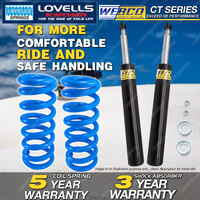 Front Webco Shock Absorbers Lovells STD Springs for HOLDEN APOLLO JK JL 87-92