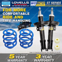 Front Webco Shock Absorbers Sport Low Springs for HOLDEN ASTRA TS Sedan Hatch