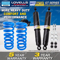 Rear Webco Shock Absorbers Lovells Raised Springs for HOLDEN TORANA LC LJ GTR