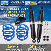 Rear Webco Shock Absorbers Lovells Sport Low Springs for HOLDEN TORANA LC LJ GTR