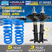 Rear Webco Shock Absorbers Lovells STD Springs for HYUNDAI EXCEL X3 97-00