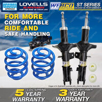 Front Webco Shock Absorbers Lovells Sport Low Springs for HYUNDAI GETZ TB 02-11