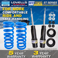Front Webco Shock Absorbers Lovells HD Raised Spring for JEEP CHEROKEE 4WD KJ