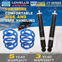 Rear Webco Shock Absorbers Lovells Sport Low Springs for MAZDA 3 BK Series I II