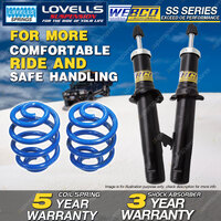 Front Webco Shock Absorbers Lovells Super Low Springs for MAZDA 6 GY GG 2.3