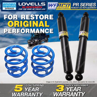 Rear Webco Shock Absorbers Lovells Super Low Springs for MAZDA 6 GY GG 2.3 02-03