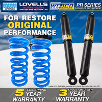 Rear Webco Shock Absorber Lovells Raised Spring for MITSUBISHI MAGNA TE TF 97-99