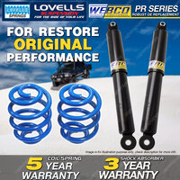 Rear Webco Shock Absorbers Sport Low Springs for MITSUBISHI MAGNA TE TF 97-99