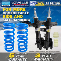 Front Webco Shock Absorbers HD Raised Spring for NISSAN PATHFINDER R50 3.3 99-01