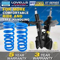 Front Webco Shock Absorbers HD Raised Spring for NISSAN PATHFINDER R50 3.3 99-01