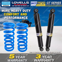Rear Webco Shock Absorbers Lovells STD Springs for NISSAN PATHFINDER R50 3.3