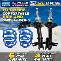 Front Webco Shock Absorbers Lovells Sport Low Springs for PROTON PERSONA C96 C97