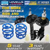 Front Webco Shock Absorbers Lovells Sport Low Springs for PROTON WIRA C97 95-96