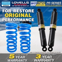 Rear Webco Shock Absorbers Lovells Raised Spring for SUZUKI JIMNY 4WD JA33 SN413
