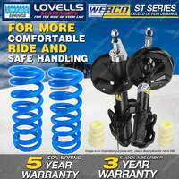 Front Webco Shock Absorbers Lovells STD Springs for TOYOTA COROLLA AE82 84-89